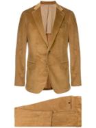Lardini Two-piece Corduroy Suit - Neutrals