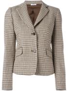 P.a.r.o.s.h. 'adel' Blazer, Women's, Size: Medium, Brown, Cotton/acrylic/polyester/wool