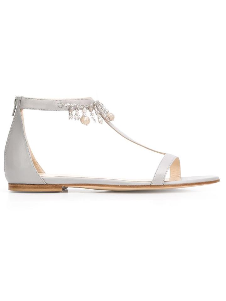 Fabiana Filippi Embellished Ankle Strap Sandals