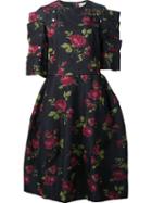 Comme Des Garçons Rose Print Full Dress
