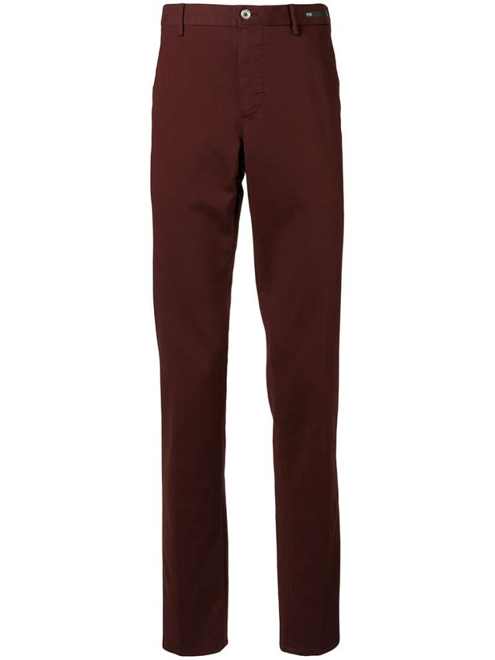 Pt05 Slim Fit Chinos - Red