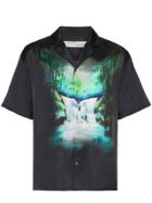 Off-white Waterfall Print Shirt - Black
