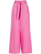 Etro Tie Waist Wide Leg Trousers - Pink