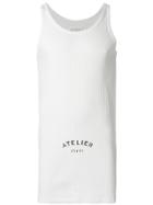 Maison Margiela Logo Patch Tank Top - White