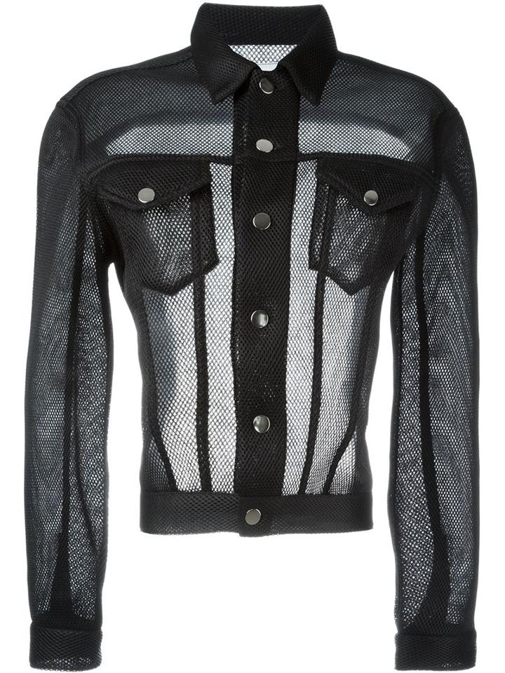 Christopher Shannon Open-back Mesh Jacket