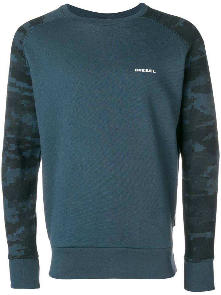 Diesel Front Logo Sweatshirt - Blue