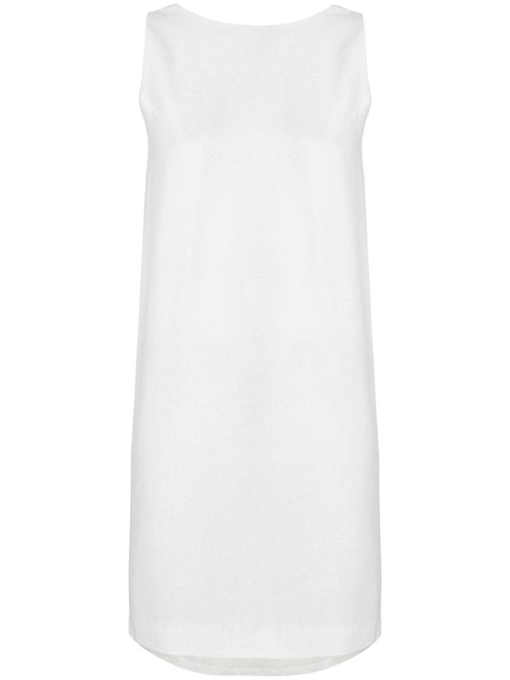 Dondup Embellished V-back Dress - White