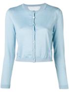 Red Valentino Round Neck Buttoned Cardigan - Blue