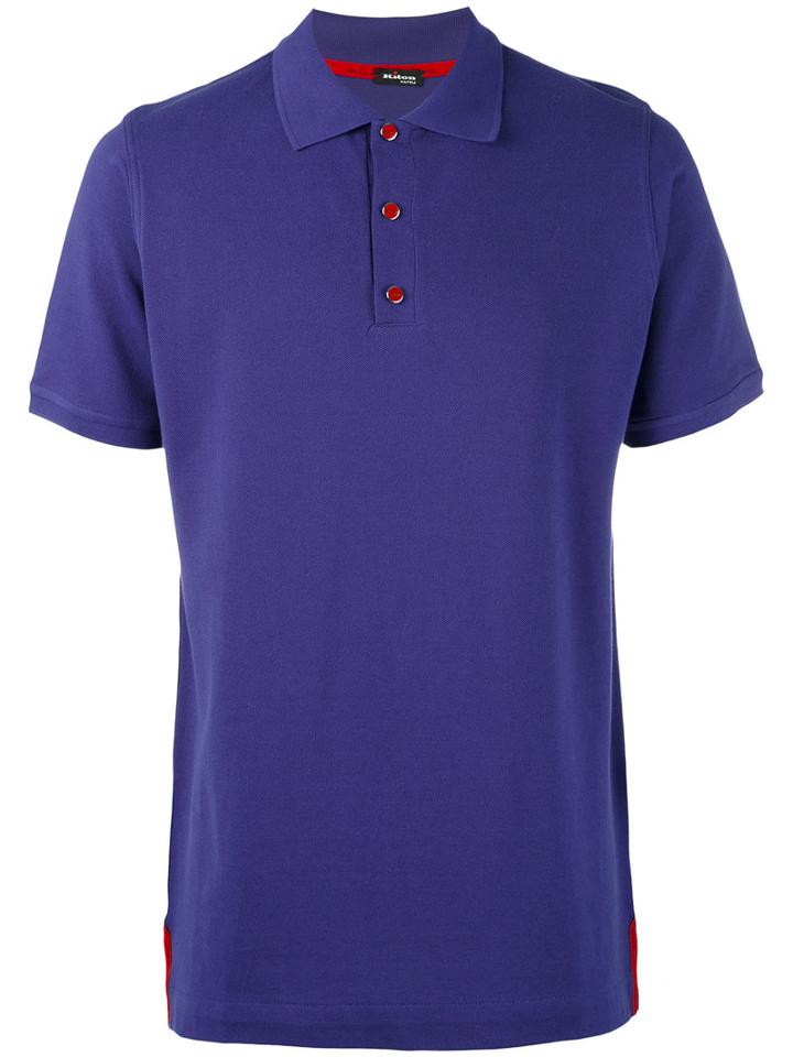 Kiton - Classic Polo Shirt - Men - Cotton - M, Blue, Cotton