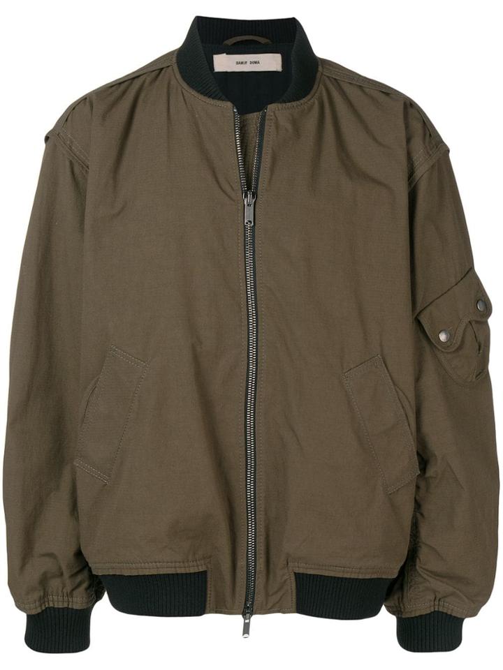 Damir Doma Jerrit D Bomber Jacket - Green