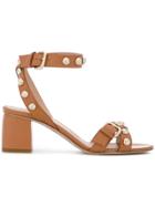 Red Valentino Studded Sandals - Nude & Neutrals