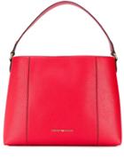 Emporio Armani Logo Shoulder Bag - Red