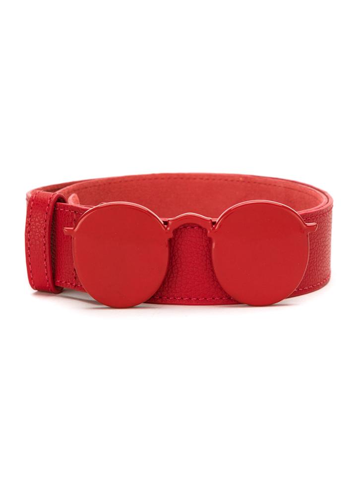 Sarah Chofakian Sunglasses Buckle Belt - Red