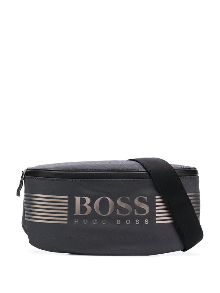 Boss Hugo Boss Logo Print Belt Bag - Grey