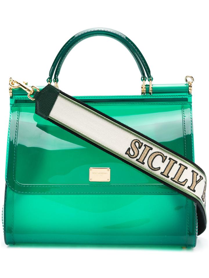 Dolce & Gabbana Sicily Tote - Green