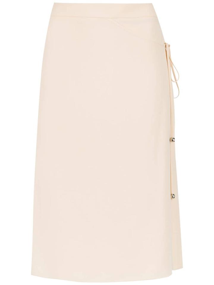 Nk Midi Lace Up Skirt - Neutrals