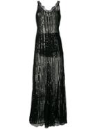 Amen Sequin-embellished Dress - Black