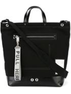 Kenzo 'care' Tote, Adult Unisex, Black, Calf Leather/cotton