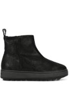 Philippe Model Metallic Shearling Boots - Black