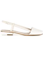 Tory Burch Pietra Sandals, Women's, Size: 40, White, Patent Leather/leather