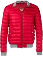 Herno Quilted High Neck Jacket - Red