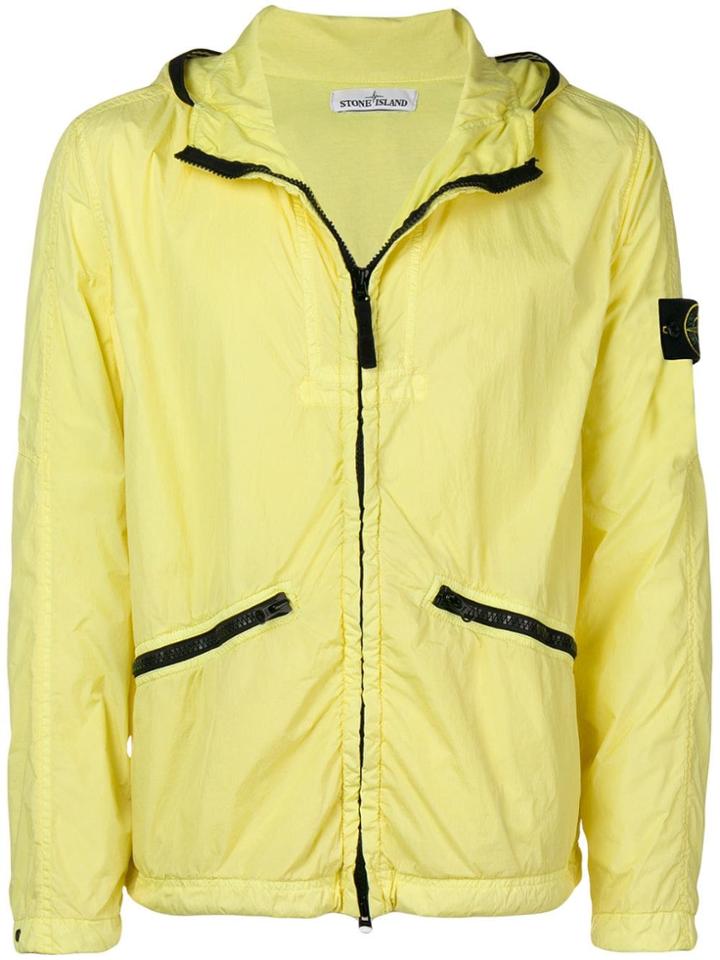 Stone Island Crinkle Reps Jacket - Yellow