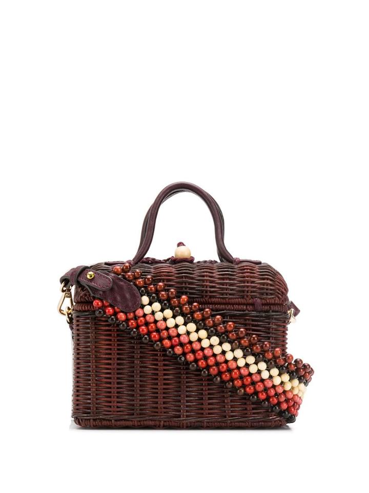 Ulla Johnson Structured Woven Tote - Brown