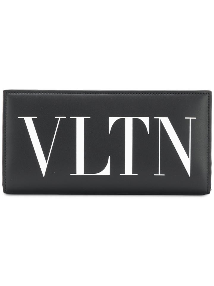 Valentino Valentino Garavani Vltn Logo Wallet - Black