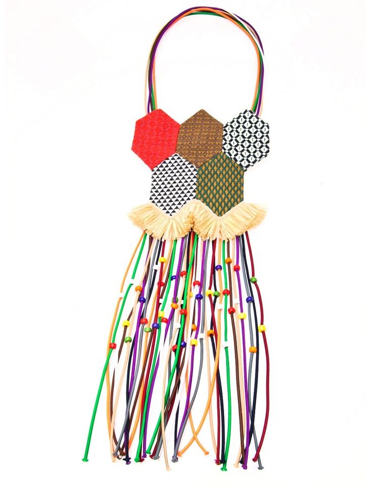 Harcoza Patchwork Statement  Necklace