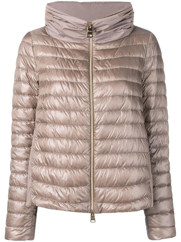Herno Contrast Panels Padded Jacket - Neutrals