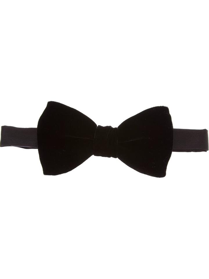 Lanvin Velvet Bow Tie