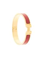 Hermès Pre-owned H Logo Clic Clac Bangle - Black