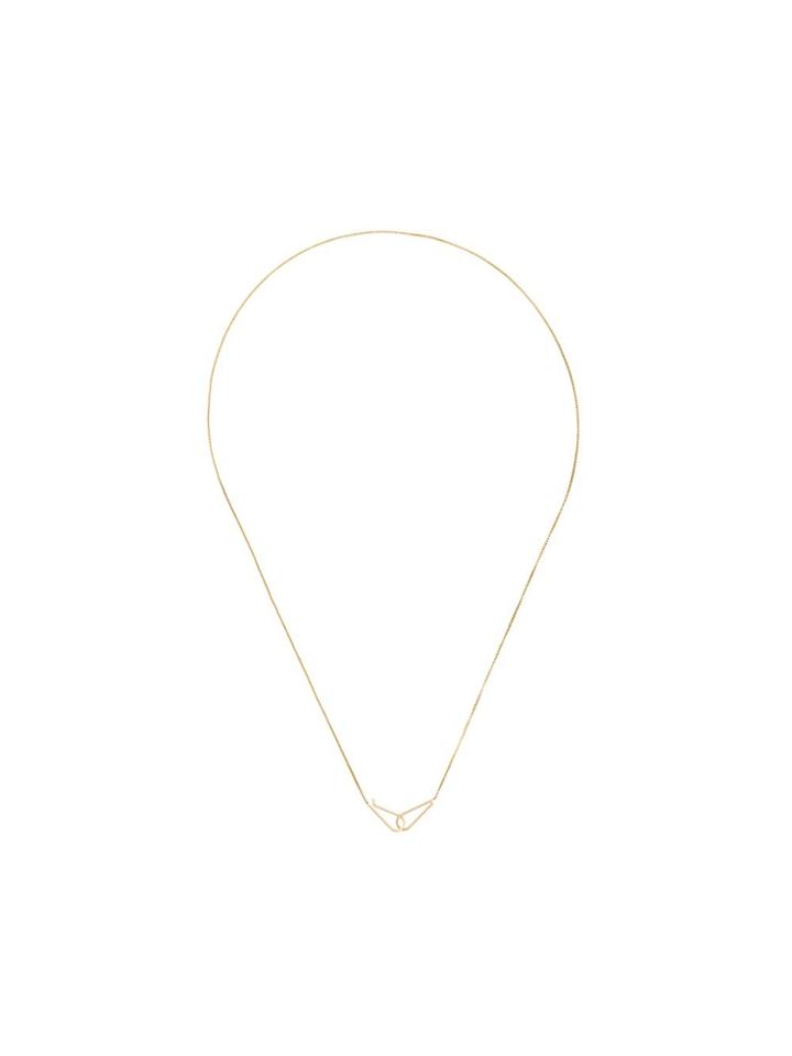 By Boe Short Hook Necklace - Metallic