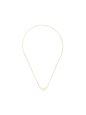 By Boe Short Hook Necklace - Metallic