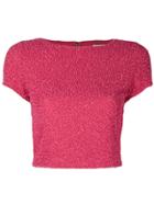 Alice+olivia Cropped Top - Pink & Purple