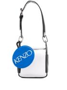 Kenzo Colour Block Bucket Bag - White