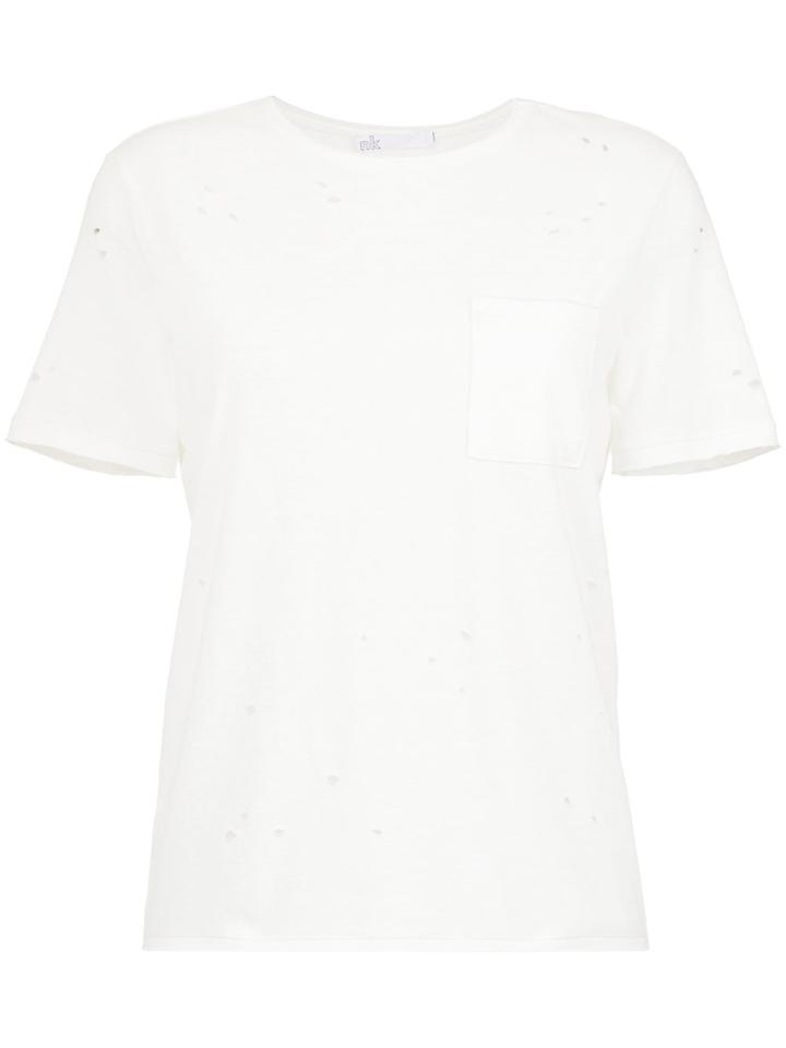 Nk Distressed T-shirt - White