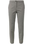 Etro - Micro Jacquard Capri Cropped Trousers - Women - Cotton/polyamide/polyester/spandex/elastane - 40, Cotton/polyamide/polyester/spandex/elastane