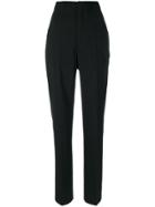 Rick Owens High Waisted Tailored Trousers - Black