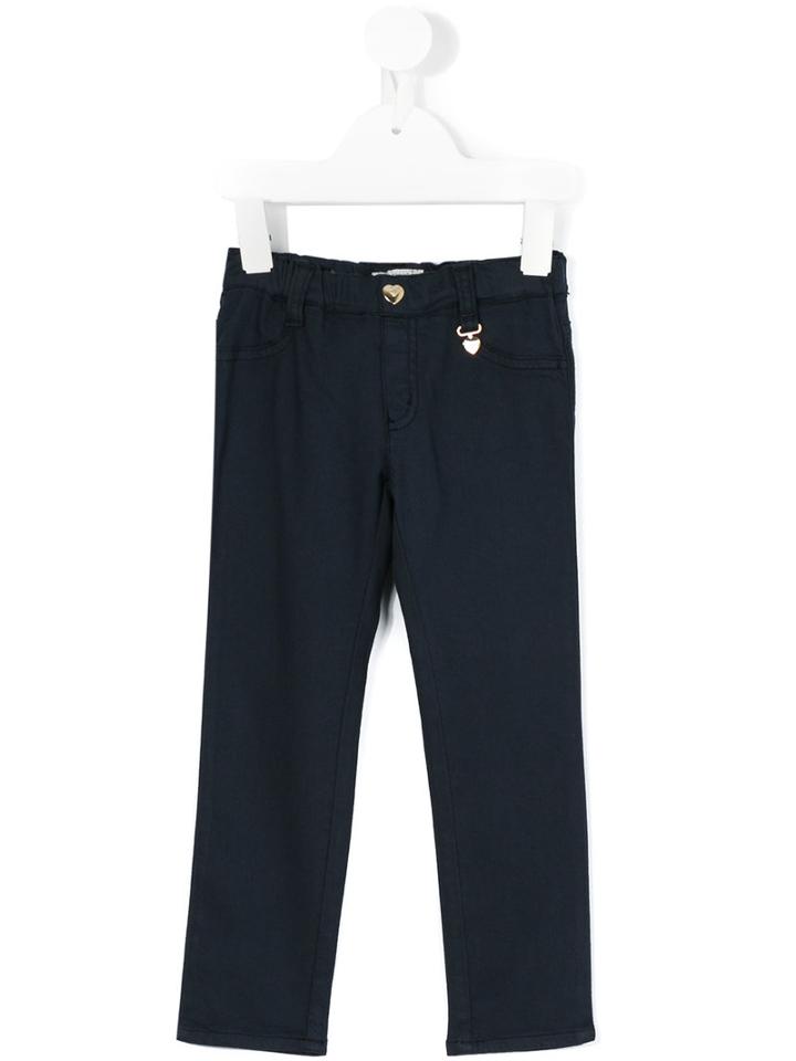 Armani Junior - Straight-leg Jeans - Kids - Cotton/spandex/elastane/lyocell/modal - 6 Mth, Blue