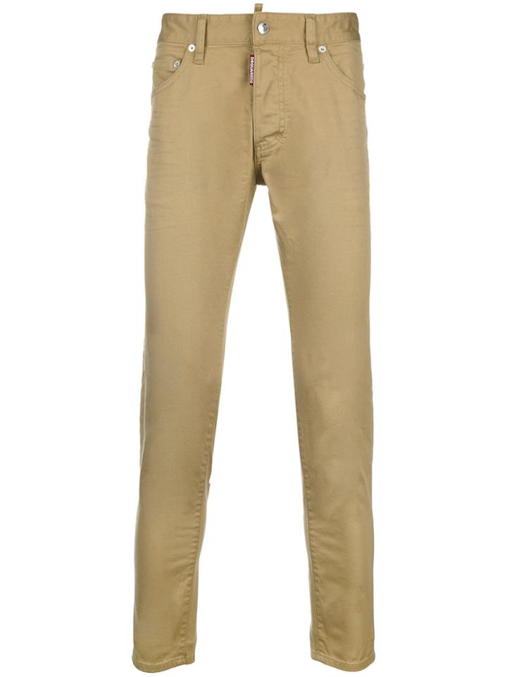 Dsquared2 Skinny Dan Jeans - Nude & Neutrals