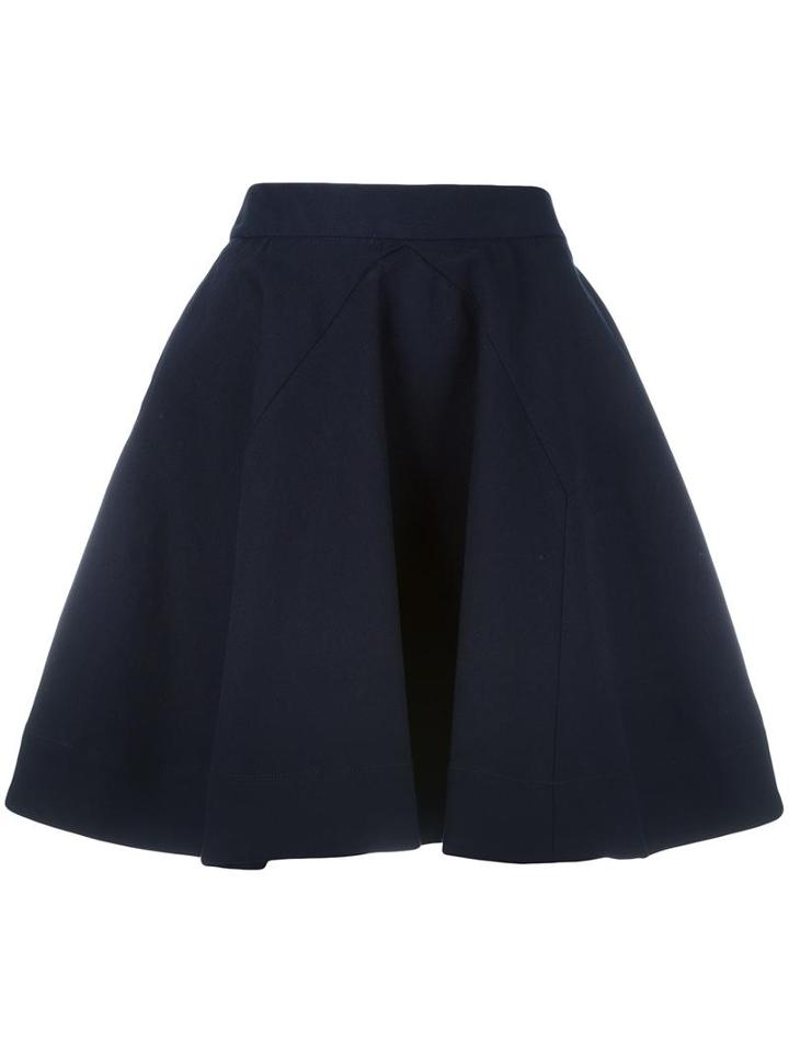 Vivienne Westwood Anglomania A-line Short Skirt, Women's, Size: 44, Blue, Cotton/spandex/elastane