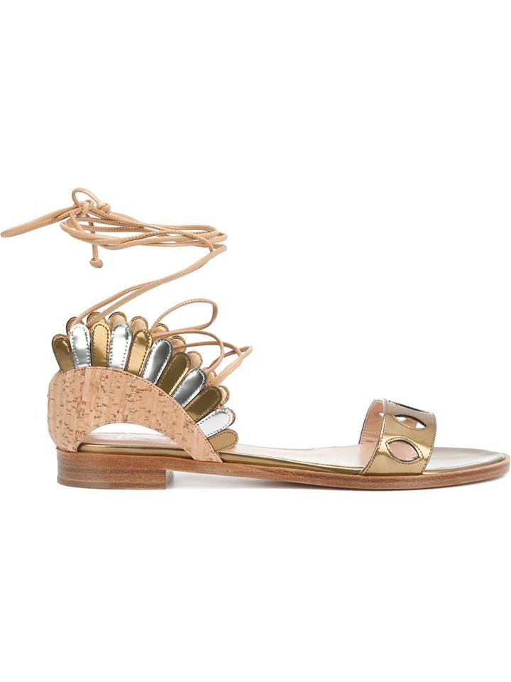 Paula Cademartori 'lotus' Flat Sandals