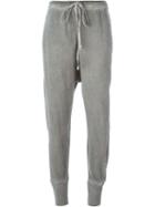 Lost & Found Rooms Drop-crotch Track Pants, Women's, Size: Medium, Grey, Cotton