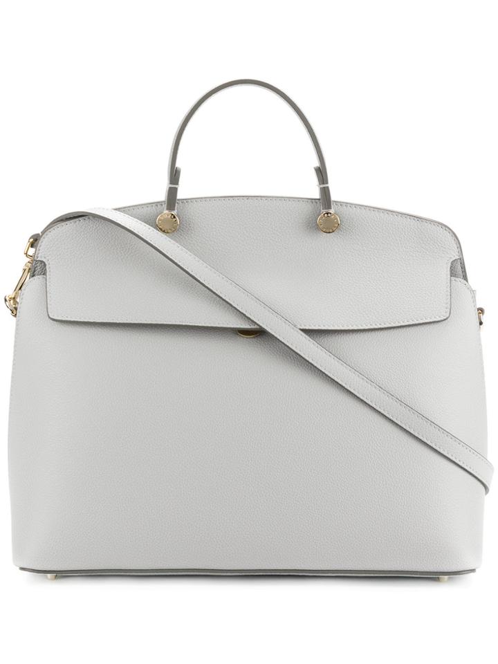 Furla My Piper Tote Bag - Grey