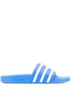 Adidas Stripe Detail Slides - Blue