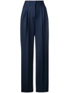 Prada Wide-leg Tailored Trousers - Blue