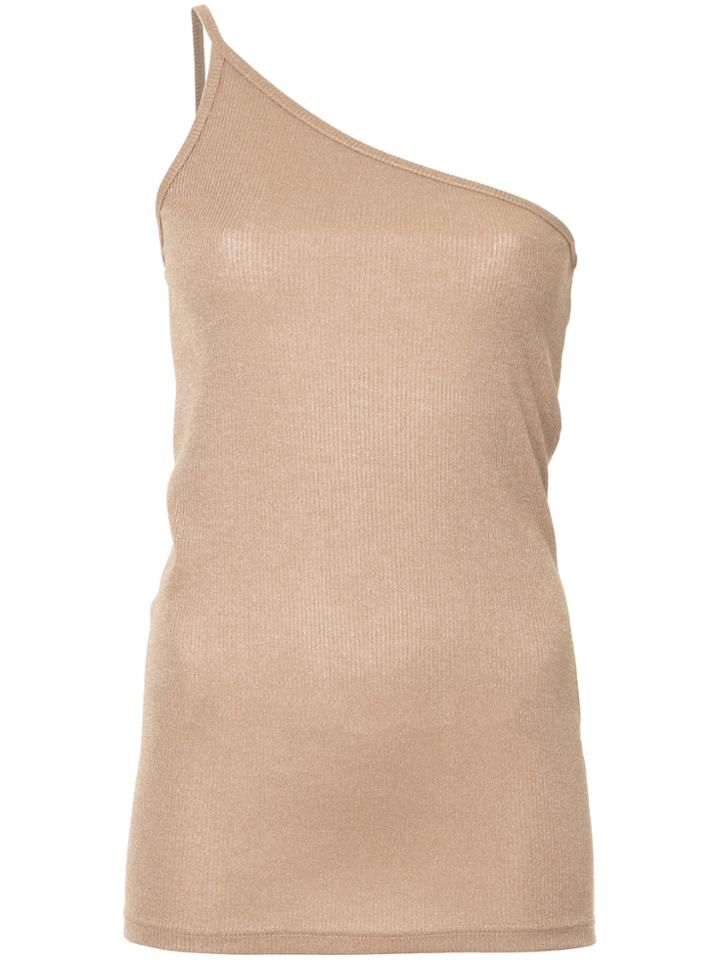 Christopher Esber One-shoulder Singlet - Brown