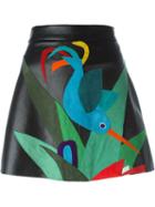 P.a.r.o.s.h. Bird Patch Mini Skirt