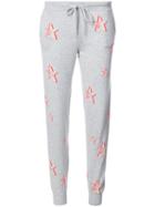 Chinti And Parker - Star Print Track Pants - Women - Cashmere - S, Grey, Cashmere